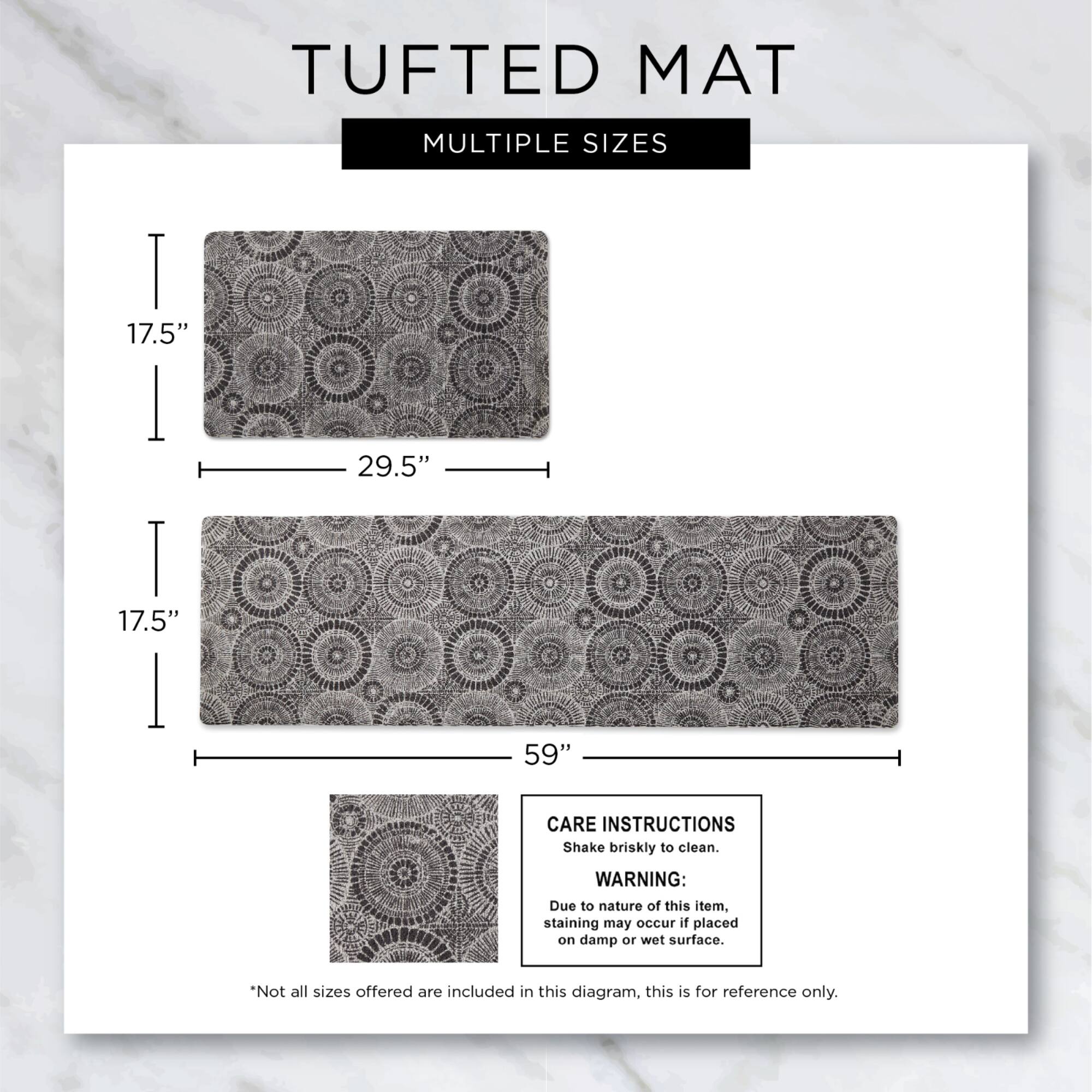 Chevron Tufted Mat